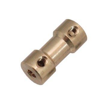 کوپلینگ برنجی 3.17 به 3.17 میلی متر مناسب دستگاه های CNC
