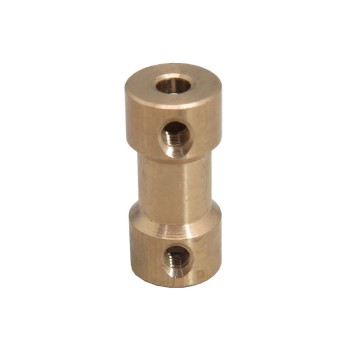 کوپلینگ برنجی 3.17 به 3.17 میلی متر مناسب دستگاه های CNC