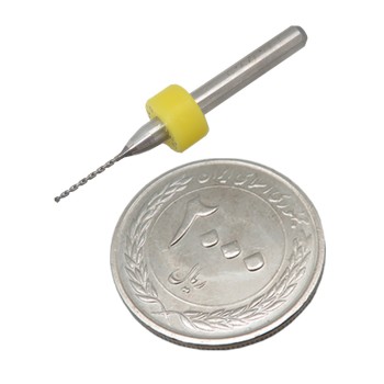 مته الماس سوراخکاری دارای سایز 0.7x3.175 میلی متر