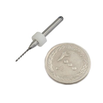 مته الماس سوراخکاری با نگهدارنده پلاستیکی - سایز 0.85x3.175 میلی متر