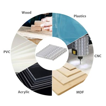 تیغ شیارزن مارپیچ تک پر 2 میلی متر کارگیر 22 مناسب چوب و پلکسی