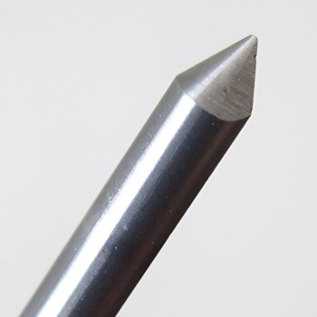 ابزار تراش و حک 3.175 دستگاه CNC دارای زاویه 60 درجه و قطر 0.1mm