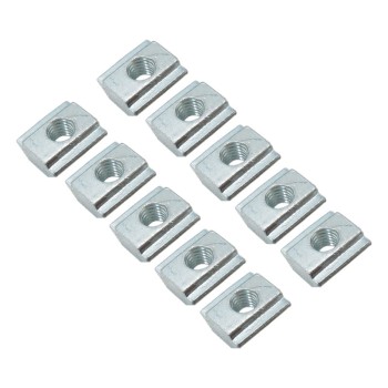 مهره تی مربعی M4-20 اتصال پروفیل آلومینیومی مهندسی - بسته 10 عددی مهره تی مربعی M4-20 اتصال پروفیل آلومینیومی مهندسی - بسته 10 عددی