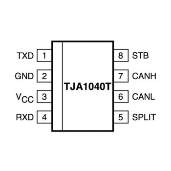 آی سی کن باس TJA1040 دارای پکیج SOP8