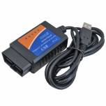 رابط و اسکنر OBD2 خودرو ELM327 با ارتباط USB