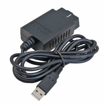 رابط و اسکنر OBD2 خودرو ELM327 با ارتباط USB