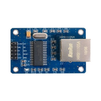 ماژول اترنت ENC28J60 با رابط SPI و خروجی LAN با سرعت 10Mbps