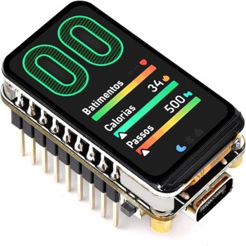 برد توسعه ESP32 C6 با نمایشگر LCD 1.47 اینچ و چراغ‌ RGB