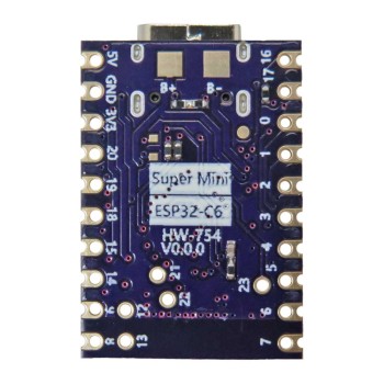 برد توسعه ESP32 C6 Super Mini