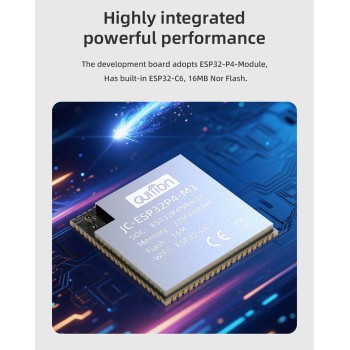 ماژول هسته ESP32 P4 با وای فای ESP32 C6