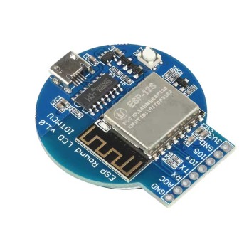 ماژول ESP-12S با نمایشگر IPS دایره ای 1.28 اینچ GC9A01 ماژول ESP-12S با نمایشگر IPS دایره ای 1.28 اینچ GC9A01