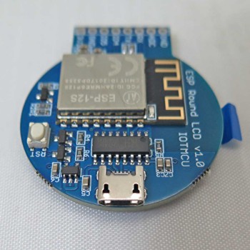 ماژول ESP-12S با نمایشگر IPS دایره ای 1.28 اینچ GC9A01 ماژول ESP-12S با نمایشگر IPS دایره ای 1.28 اینچ GC9A01