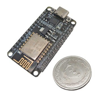 برد توسعه NodeMcu دارای هسته وایفای ESP8266 و مبدل CP2102