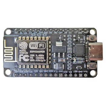 برد توسعه NodeMcu دارای هسته وایفای ESP8266 و مبدل CP2102