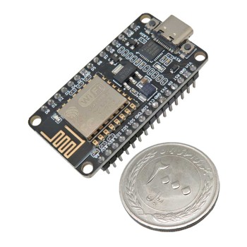 برد توسعه NodeMcu دارای هسته وایفای ESP8266 و مبدل CH9102