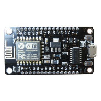 برد توسعه NodeMcu دارای هسته وایفای ESP8266 و مبدل CH340G