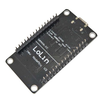 برد توسعه NodeMcu دارای هسته وایفای ESP8266 و مبدل CH340G