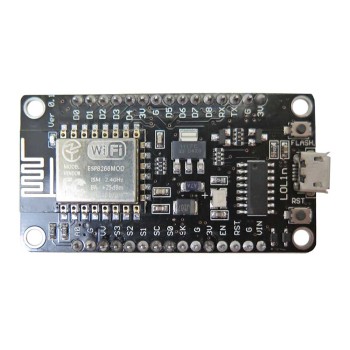 برد توسعه NodeMcu دارای هسته وایفای ESP8266 و مبدل CH340G