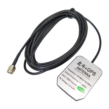 آنتن اکتیو GPS دارای سوکت SMA نری و تبدیل IPX