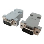 کانکتور DB9 نری به پروتکل RS232 با کیس پلاستیکی - بسته 2 عددی