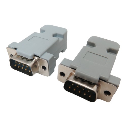 کانکتور DB9 نری به پروتکل RS232 با کیس پلاستیکی - بسته 2 عددی