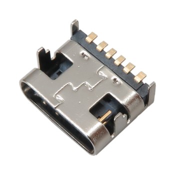 کانکتور USB مادگی Type C شش پین SMD - بسته 4 عددی