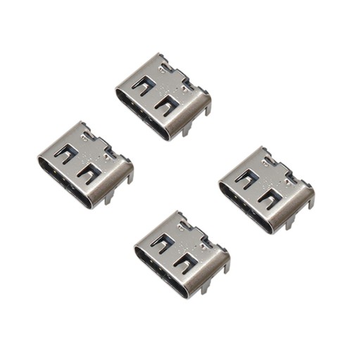 کانکتور USB مادگی Type C شش پین SMD - بسته 4 عددی
