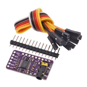 ماژول مبدل دیجیتال به آنالوگ استریو PCM5102 با ارتباط I2S