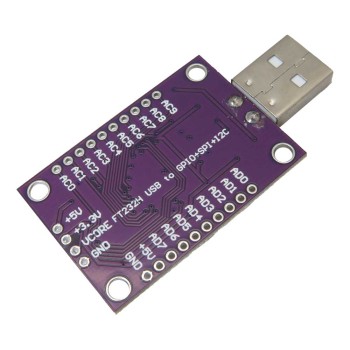 ماژول مبدل چند کاره USB به UART / FIFO SPI / I2C دارای چیپ FT232H