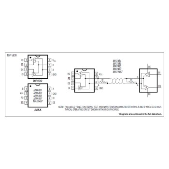 ماژول مبدل TTL به سریال RS485 با تراشه MAX485 ماژول مبدل TTL به سریال RS485 با تراشه MAX485