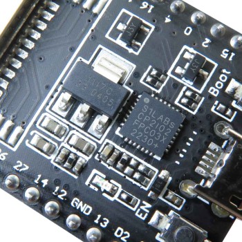 برد توسعه ESP32 WROOM-32U دارای بلوتوث وایفای داخلی و چیپ CP2102