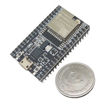 برد توسعه ESP32 WROOM-32U دارای بلوتوث وایفای داخلی و چیپ CP2102