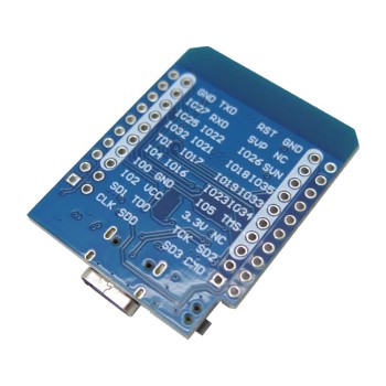 برد توسعه WeMos mini D1 با هسته ESP-WROOM-32 دارای بلوتوث و وایفای داخلی