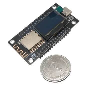 برد توسعه NODEMCU با هسته ESP8266 و OLED