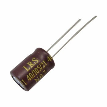 بسته 10 تایی خازن الکترولیتی 220 میکرو فاراد 35 ولت 220µF 35V Capacitor