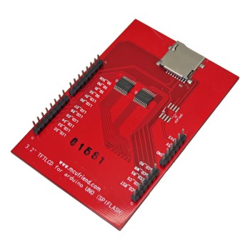 شیلد نمایشگر LCD TFT فول کالر 3.2 اینچی مناسب برای بردهای آردوینو