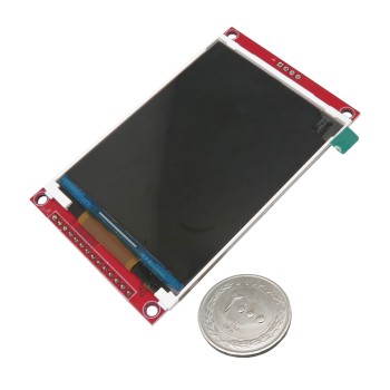 ماژول نمایشگر LCD TFT فول کالر تاچ 3.2 اینچ دارای ارتباط SPI