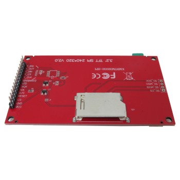 ماژول نمایشگر LCD TFT فول کالر تاچ 3.2 اینچ دارای ارتباط SPI