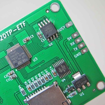 ماژول نمایشگر 2 اینچ TFT تمام رنگی مدل GPU22D با رابط سریال USART