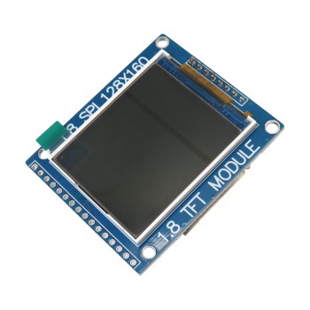 ماژول نمایشگر LCD TFT فول کالر 1.8 اینچ دارای ارتباط SPI و چیپ درایور ST7735R