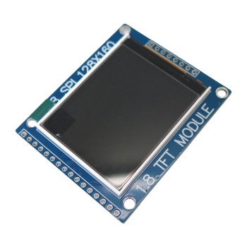 ماژول نمایشگر LCD TFT فول کالر 1.8 اینچ دارای ارتباط SPI و چیپ درایور ST7735R
