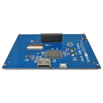 نمایشگر رزبری پای لمسی فول کالر 5 اینچ با رابط HDMI