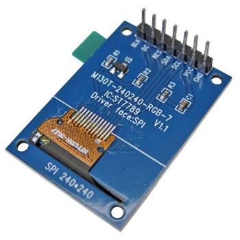 ماژول نمایشگر LCD IPS رنگی 1.3 اینچ دارای ارتباط SPI و چیپ درایور ST7789