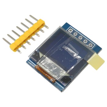 ماژول نمایشگر OLED تک رنگ 0.66 اینچ دارای ارتباط I2C و چیپ درایور MD066-ST-04