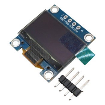 ماژول نمایشگر OLED تک رنگ 0.96 اینچ دارای ارتباط I2C و چیپ درایور SSD1306