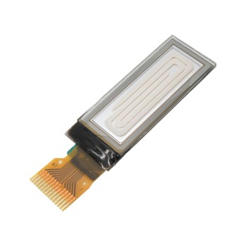 نمایشگر OLED تک رنگ 0.91 اینچ چیپ درایور SSD1306 و کابل فلت 14 پین