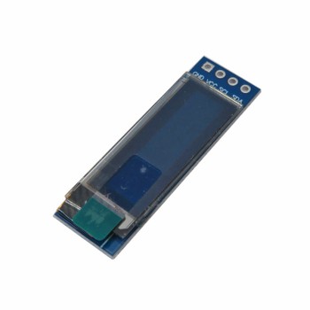 ماژول نمایشگر OLED تک رنگ 0.91 اینچ دارای ارتباط I2C و چیپ درایور SSD1306