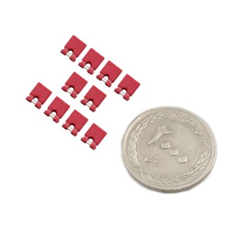 جامپر قرمز 2.54 میلی متری - بسته 10 عددی