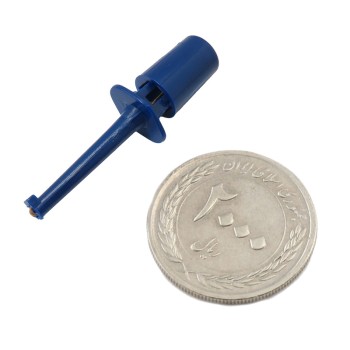 گیره کلیپ فنر دار تست قطعات SMD یا پراب تست لاجیک انالایزر