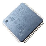 میکروکنترلر STM32F103VET6 دارای پکیج LQFP-100